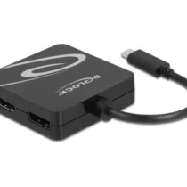 Адаптер 4 в 1 Delock 63129 USB-C мъжко - VGA / DVI / DP / HDMI женско