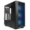 Кутия за компютър Lian-Li LANCOOL III RGB Mid-Tower Tempered Glass Черна