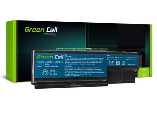 Батерия  за лаптоп GREEN CELL Acer Aspire 7720 7535 6930 5920 5739 5720 5520 5315 5220 AS07B41 11.1V