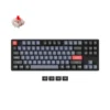 Геймърска механична клавиатура Keychron K8 Pro TKL Gateron G Pro(Hot Swappable) Red Switch RGB Backlight Aluminium