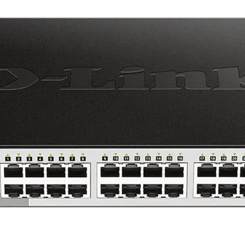Суич D-Link DGS-1210-24P/E 24 PoE 10/100/1000 Base-T port with 4 x 1000Base-T /SFP ports Управляем Монтаж в