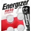 Бутонна батерия литиева ENERGIZER CR2032. 3V 4pk блистер