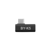 Адаптер BOYA USB-C женско към мъжко Ъглов Черен