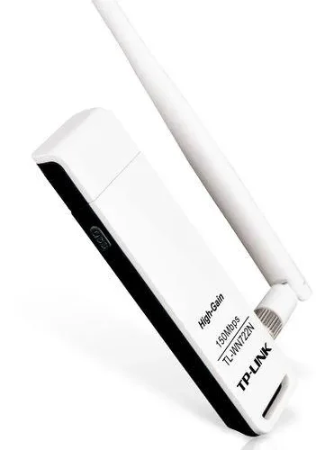 Безжичен адаптер TP LINK TL-WN722N USB 2T2R 2.4Ghz 802.11n/g/b