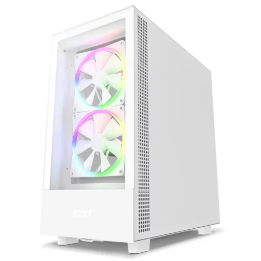 Кутия за компютър NZXT H5 Elite Matte White