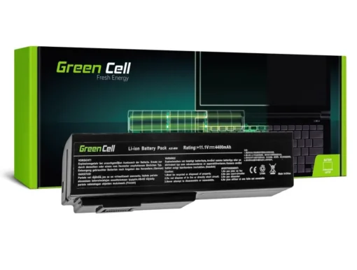 Батерия  за лаптоп GREEN CELL Asus G50 G51 G60 M50 M50V N53 N53SV N61 N61VG N61JV 10.8V