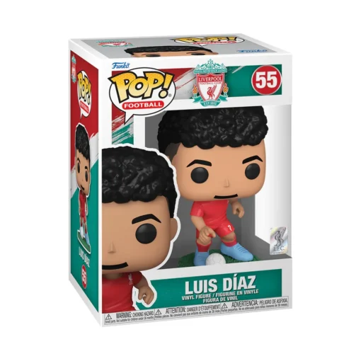 Фигурка Funko Pop! Football: Liverpool FC – Luis Diaz #55