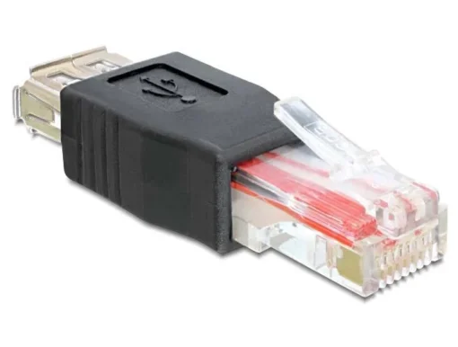 Адаптер DeLock, USB женско - RJ45 мъжко - Image 2