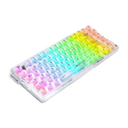 RGB гейминг клавиатура Redragon Elf PRO K649CT-RGB-PRO Transparent