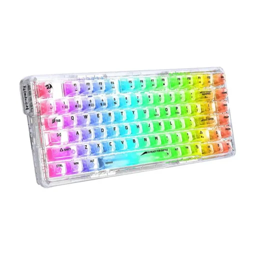 RGB гейминг клавиатура Redragon Elf PRO K649CT-RGB-PRO Transparent