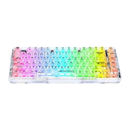 RGB гейминг клавиатура Redragon Elf PRO K649CT-RGB-PRO Transparent