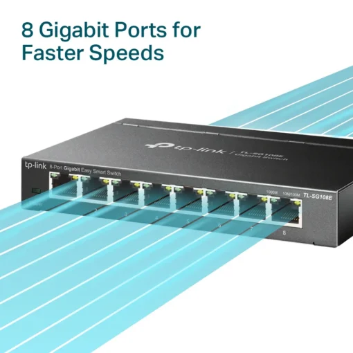 Комутатор Ethernet TP-Link TL-SG108E v6 8-портов