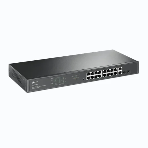 16-портов гигабитен неуправляем PoE+ комутатор TP-Link TL-SG1218MP с 2 SFP