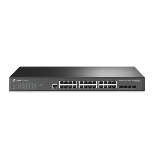 24-портов гигабит L2 управляем комутатор TP-Link JetStream TL-SG3428 с 4-SFP