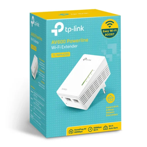 Powerline удължител на обхват TP-Link TL-WPA4220 AV600 300 Mbps