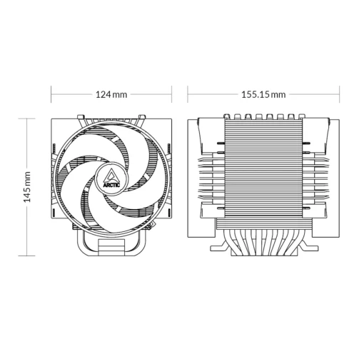 Arctic Сървърен охладител CPU Cooler – Freezer 4U-M