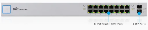 Комутатор Ubiquiti UniFi Switch UBNT US-16-150W с 16 Gigabit