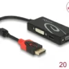 Адаптер DeLock DisplayPort 1.2 мъжко > VGA / HDMI / DVI женско 4K