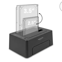 Външна докинг станция Delock За 2 x SATA HDD / SSD USB-C