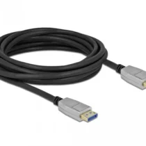 Кабел Delock DisplayPort 2.0 мъжко - DisplayPort мъжко 5.0м 10K Черен