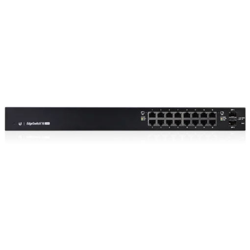 16-портов гигабитен управляем PoE+ комутатор Ubiquiti EdgeSwitch 16