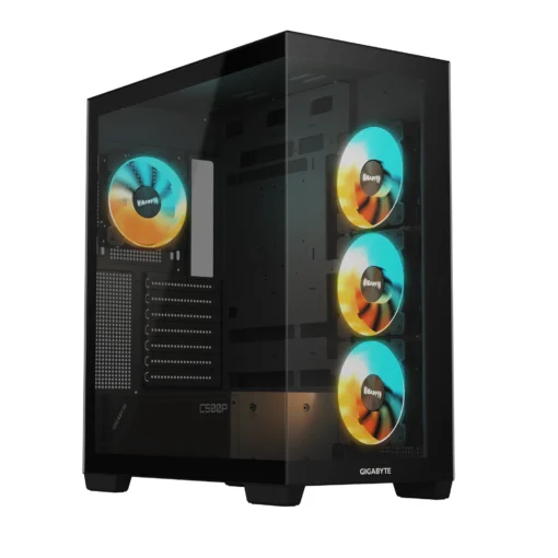 Кутия за компютър Gigabyte C500 PANORAMIC Stealth Black - Mid-Tower