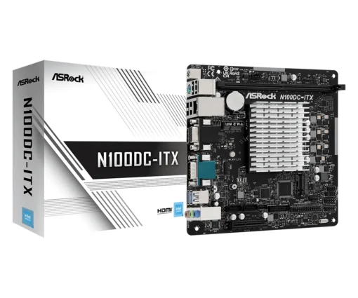 Дънна платка ASROCK N100DC-ITX Intel Quad-Core Processor N105 Mini-ITX