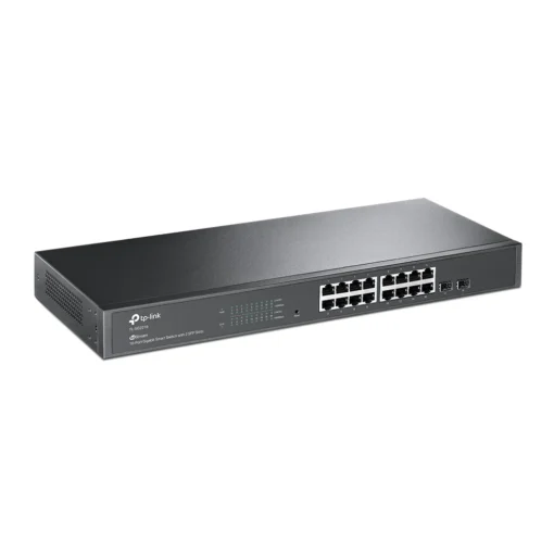 16-портов гигабитен управляем комутатор TP-Link JetStream TL-SG2218 с 2 SFP