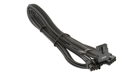 Seasonic модулен кабел Modding Cable 600W Black 90 degree – PCIe 5.0 12VHPWR –