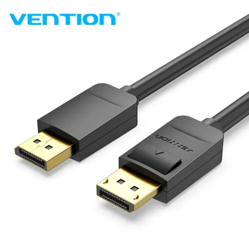 Vention Кабел Cable - Display Port v1.2 DP M / M Black 4K 2M - HACBH