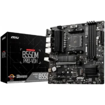 Дънна платка MSI B550M PRO-VDHm-ATXSocket AM4AMD B550 Chipset4 DIMMsDual Channel DDR4 up to 4400+(OC)MHz1x PCIe 4.0/3.0