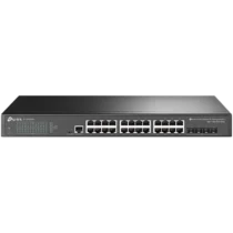 Kомутатор JetStream 24-Port Gigabit L2+ Managed Switch with 4 10G SFP+ slots support SDN Controller abundant L2/L2+ feat