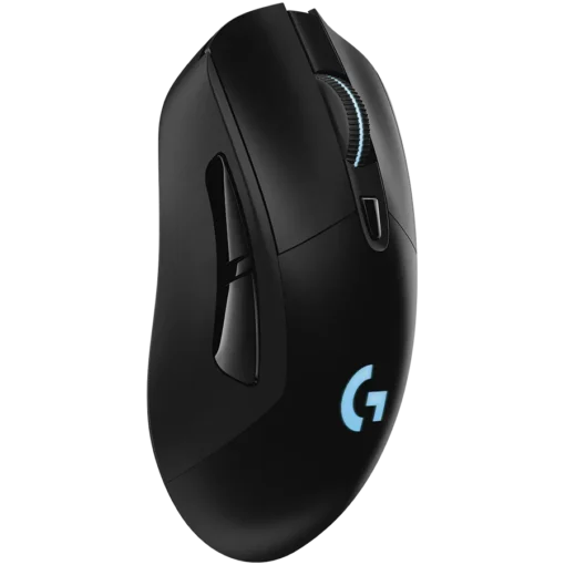 Геймърска мишка LOGITECH G703 LIGHTSPEED Wireless Gaming Mouse – HERO – BLACK –