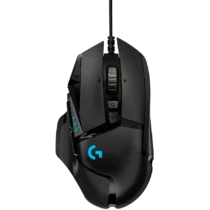 Геймърска мишка LOGITECH G502 Corded Gaming Mouse - HERO - BLACK - USB - EER2