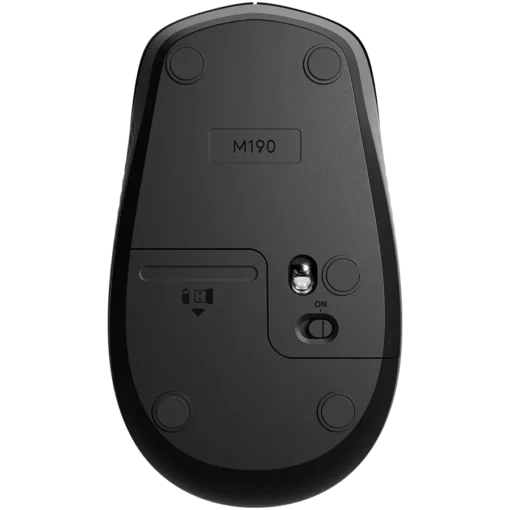 Безжична мишка LOGITECH M190 Wireless Mouse - CHARCOAL - Image 3