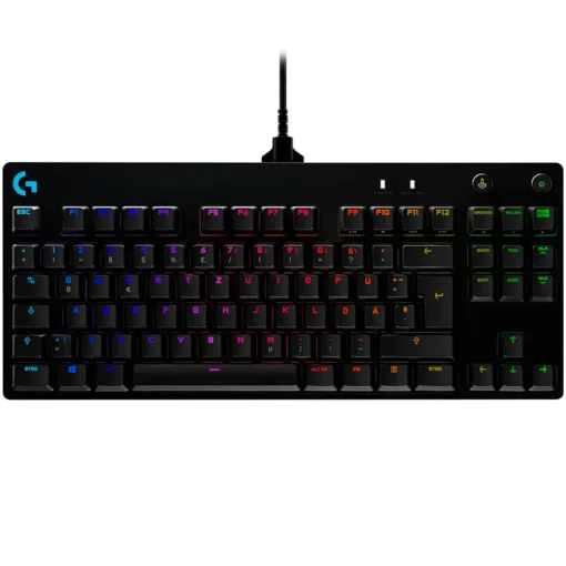 Геймърска клавиатура LOGITECH G PRO TKL Corded Mechanical Gaming Keyboard - BLACK - US INTL - USB -