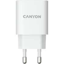 Зарядно за мобилен телефон CANYON charger H-18-01 QC 3.0 18W USB-A White