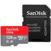 Карта памет SanDisk Ultra microSDXC 128GB + SD Adapter 140MB/s A1 Class 10 UHS-I EAN: