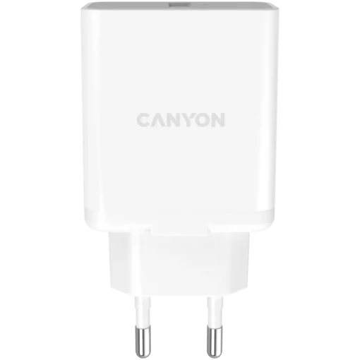 Зарядно за мобилен телефон CANYON charger H-36-01 QC 3.0 36W White