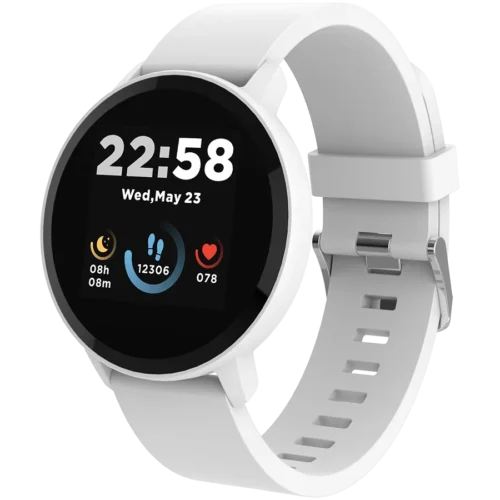 Смарт часовник CANYON smart watch Lollypop SW-63 Silver White