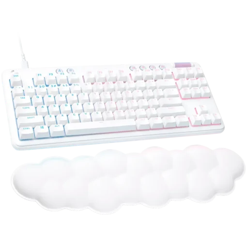 Геймърска клавиатура LOGITECH G713 TKL Corded Gaming Keyboard - OFF WHITE - USB - US INTL -