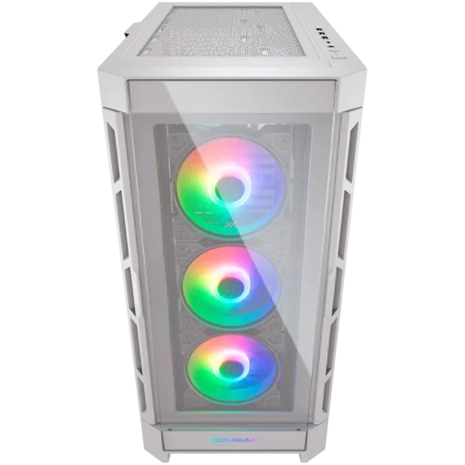 Кутия за компютър COUGAR DUOFACE PRO RGB PC Case, Mid Tower, White - Image 4