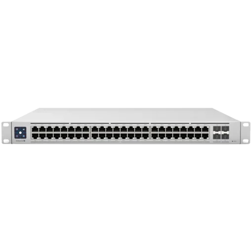 Kомутатор Ubiquiti Enterprise Layer 3 PoE switch with (48) 2.5GbE 802.3at PoE+ RJ45 ports and (4) 10G SFP+