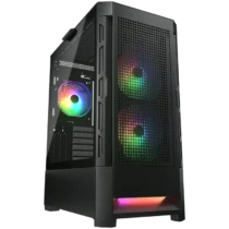 Кутия за компютър COUGAR | Duoface RGB Black | PC Case | Mid Tower / Airflow Front Panel / 2 x 140mm & 1x 120mm ARGB Fan