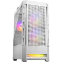 Кутия за компютър COUGAR | Duoface RGB White | PC Case | Mid Tower / Airflow Front Panel / 2 x 140mm & 1x 120mm ARGB Fan