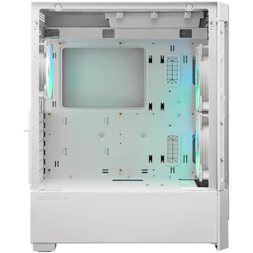 Кутия за компютър COUGAR | Duoface RGB White | PC Case | Mid Tower / Airflow Front Panel / 2 x 140mm & 1x 120mm ARGB Fans incl. / TG Left