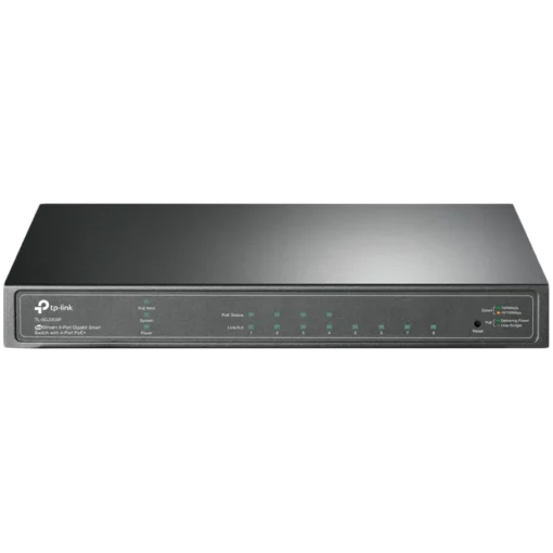 Kомутатор JetStream 8-Port Gigabit Smart Switch with 4-Port PoE+PORT: 4× Gigabit PoE+ PortsSPEC: 802.3at/af 62 W PoE Pow