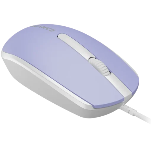 Мишка за компютър CANYON mouse M-10 Wired Lavender