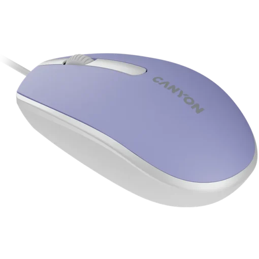 Мишка за компютър CANYON mouse M-10 Wired Lavender