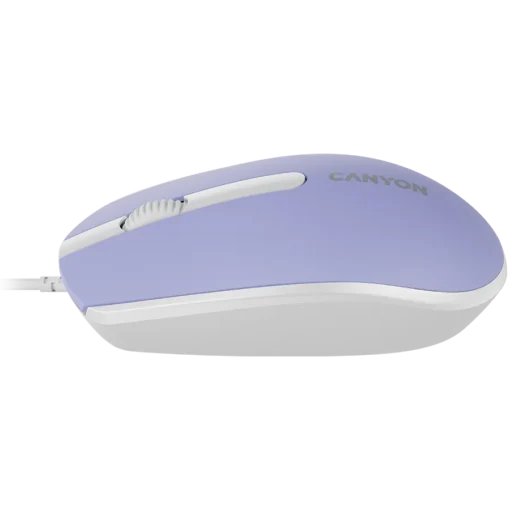 Мишка за компютър CANYON mouse M-10 Wired Lavender